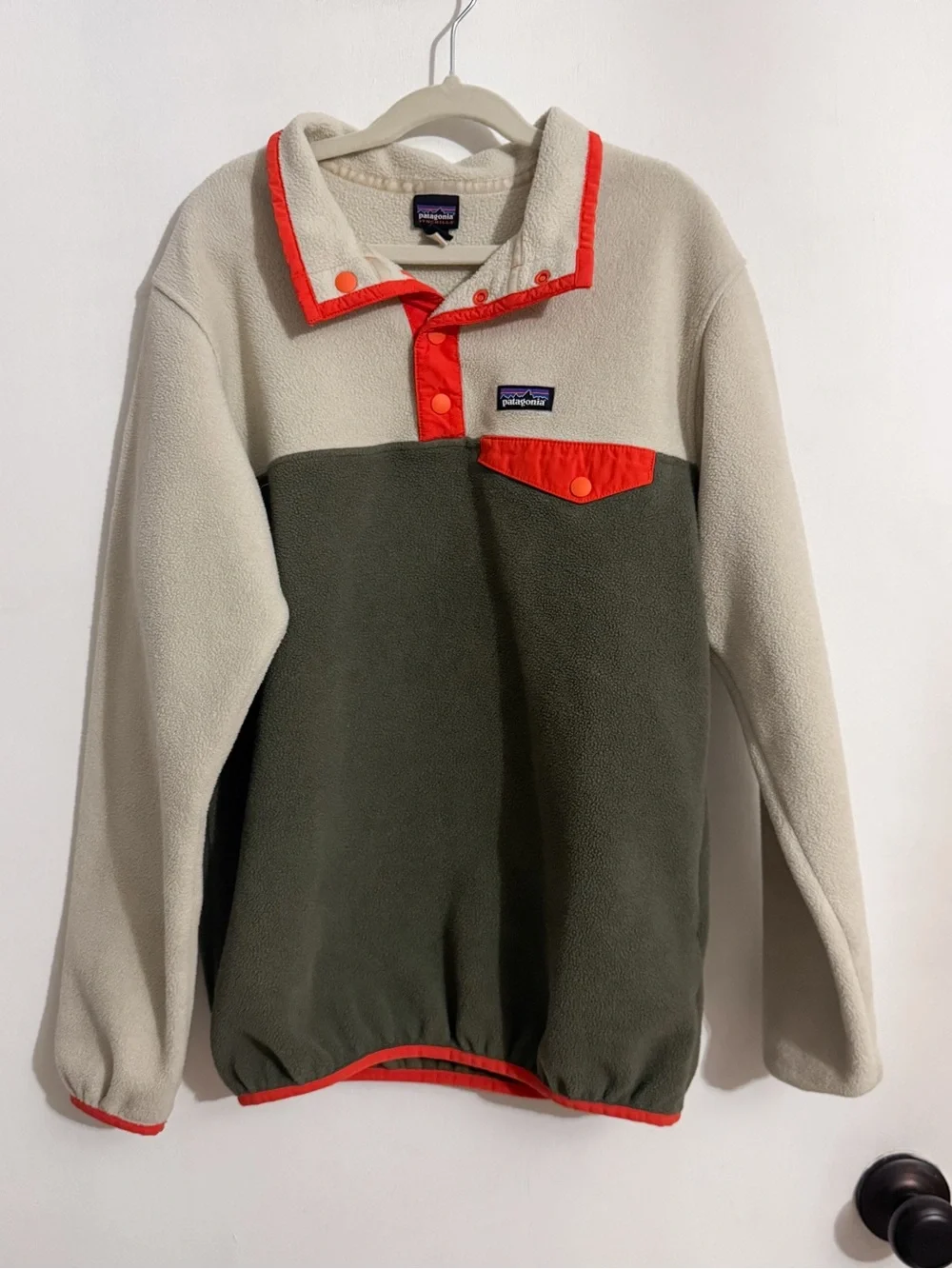 Patagonia Boys Lightweight Synchilla Snap-T Pullover Sweater size XL